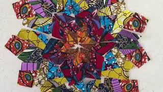A new Kaleidoscope/mandala Quilt in process.