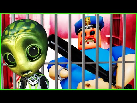 FUJA DO POLICIAL DOIDÃO ! Roblox Barry's Prison Run (OVINI STAR)
