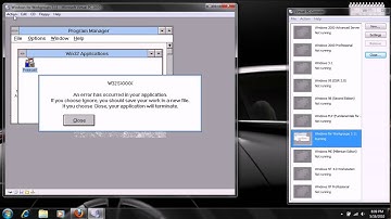 Windows for Workgroups 3.11 in Microsoft Virtual PC 2007