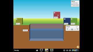 PHET Density Simulator