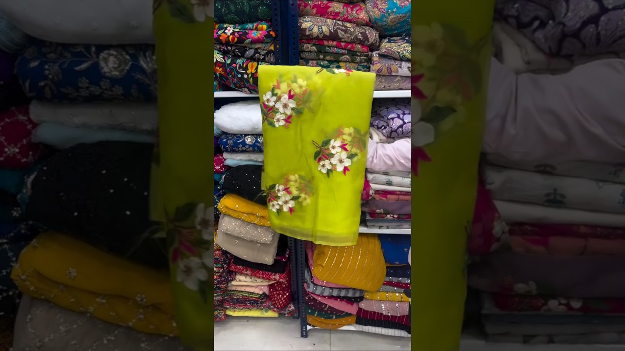 Organza Fabric || Cheapest Fabric Manufacturer || Organza Fabric in Wholesale price 