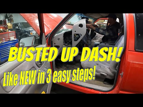 OBS Chevy dash repair made easy!  DashSkin product review and install!
