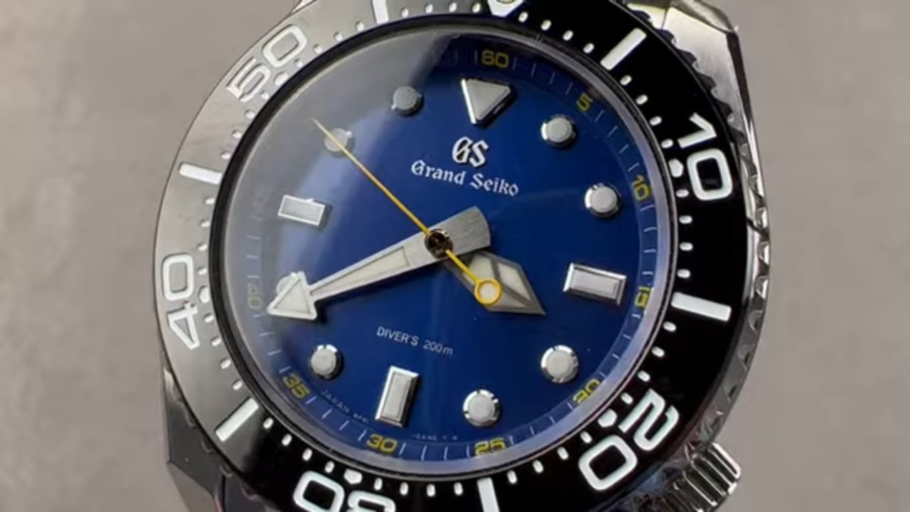 Grand Seiko 9F Sport Diver Boutique Exclusive SBGX337 Grand Seiko Watch  Review - YouTube