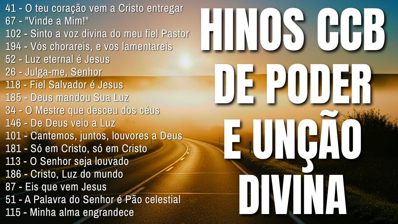 🌿 HINOS CCB QUE REFRIGERAM O CORAÇÃO AFLITO E TRAZEM SERENIDADE 💖 LOUVORES DE GRANDE EDIFICAÇÃO