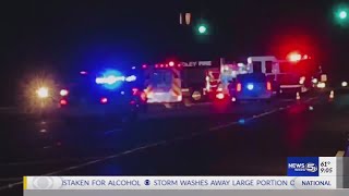 Motorcyclist airlifted after crash with multiple vehicles