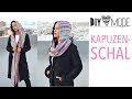 Kapuzenschal nähen mit Schnittmuster / DIY MODE Nähanleitung