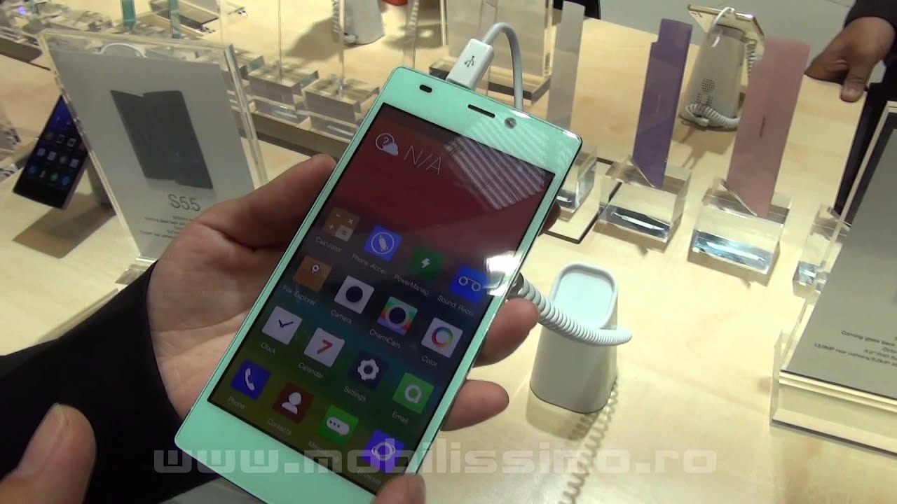 Gionee Elife S5.5 Hands-On Preview MWC 2014 - Mobilissimo.ro