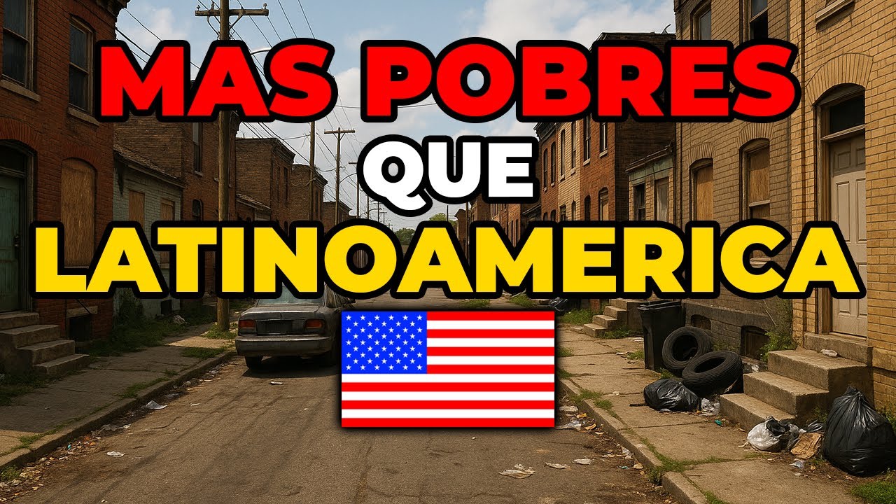 10 ESTADOS MÁS POBRES de ESTADOS UNIDOS 2025 (Impactante)