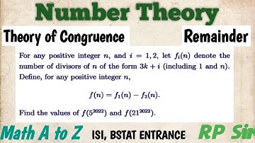 For any positive integer n and i=1,2 let f_i(n) denote the number of divisors of n of the form 3k+i