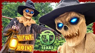 SCARECROW WITH LANTERN & SIGN - HauntedProps.com 2026 Animatronic UNBOXING + SETUP