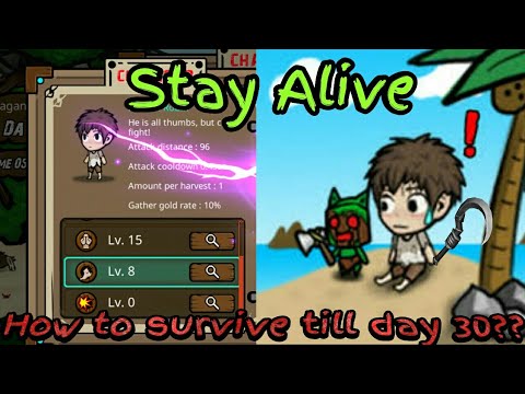 Stay Alive Android Game Part 2 How To Survive Till Days 30 Youtube