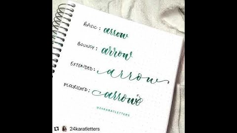 Beginners Guide To Doing Calligraphy with a Pen |Unicorn Notebook |MENORAH STATIONERY