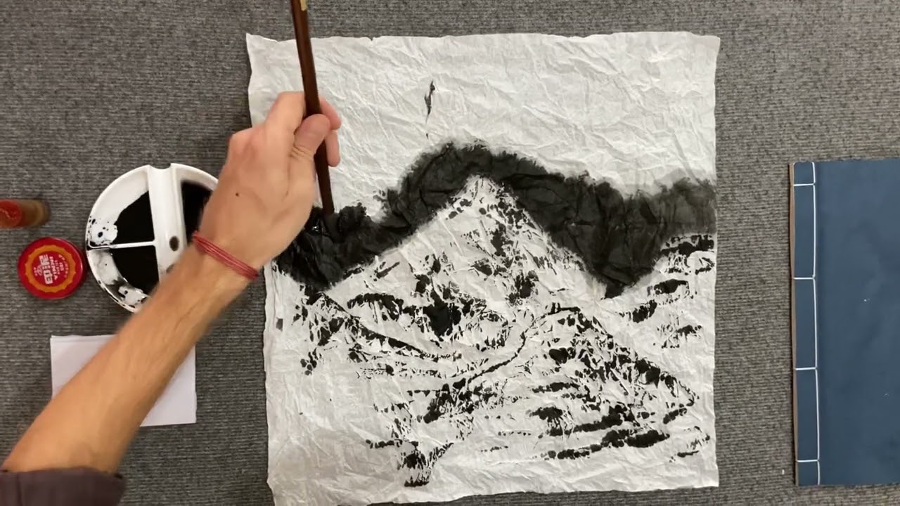 Гималаи кистью мастера! Урок Василия Корфа (Китайская живопись)