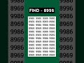 ASMR Eye Test 👁️ | Find 8996 Hidden Fast! | Most Relaxing Focus Challenge #Shorts
