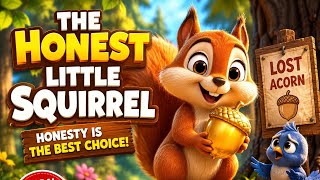 🍂 The Honest Little Squirrel | A Heartwarming Moral Story for Kids| Slow English