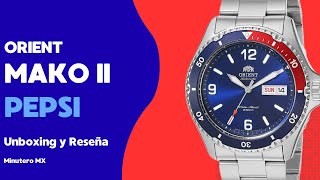 El Clásico Orient Mako II Pepsi | ¿Vale la pena en 2025? | UNBOXING y Reseña | #MinuteroMX