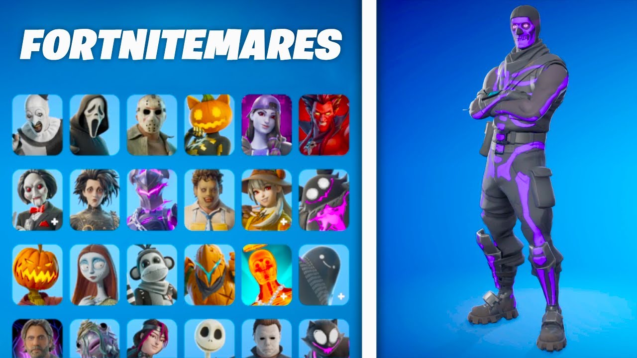 🎃🕸️ ALL Fortnitemares Halloween Skins In Fortnite