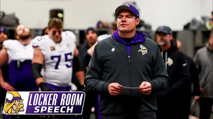 Kevin O'Connell's Locker Room Speech After Minnesota Vikings Win Over New York Giants