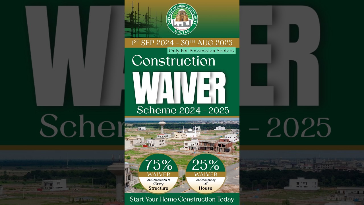 Construction Waiver Scheme 2024-25