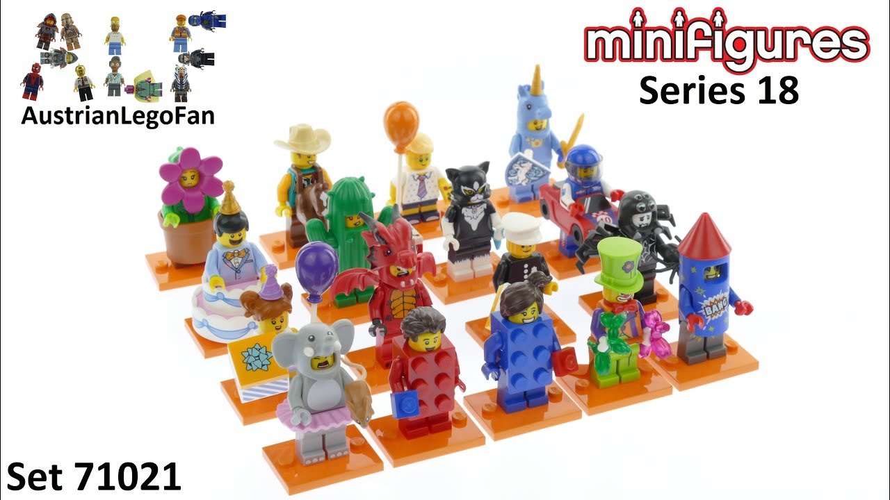 Lego Minifigure 71021 Series 18 Party 40 Years Minifigures YOU CHOOSE NEW 