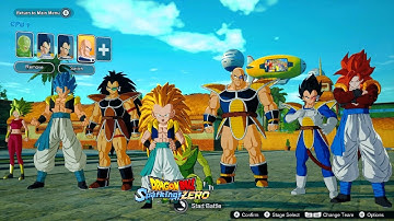 Amazing Team Select Dialogue Interactions - Dragon Ball Sparking Zero