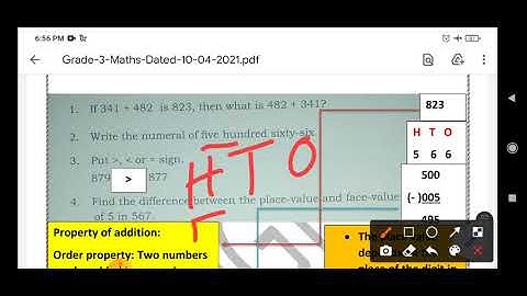 Grade 3 Math  Dated 10 04 2021