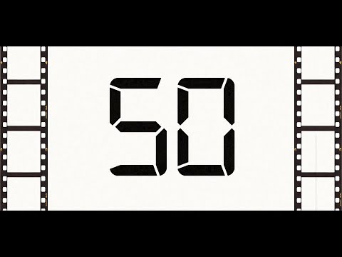 Countdown from 50 to 0 (Retro)