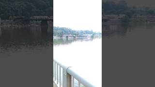 The remaining sections of Wormleysburg's Walnut Street Bridge, destroyed buy blizzard in 1996