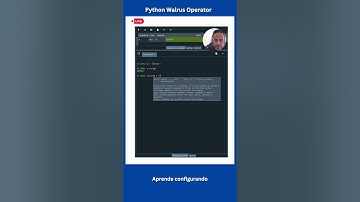 El Operador Walrus en Python: Asignación y Expresiones en 1 Línea 🐳 #ccna #python #shorts