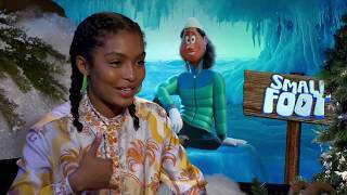Yara Shahidi Talks To Benjamin Price About Smallfoot
