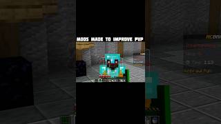 "Mods made you pro in PVP 🤫" #minecraft #pvpmods #Gaming #shorts