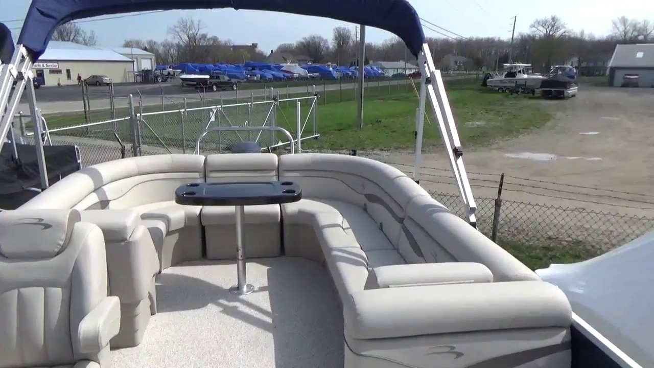25ft Pontoon Rental in Sandusky, Ohio Clemons Boats YouTube