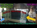 HOW TO BUILD ACRYLIC AQUARIUMS // LARGE TANK MANUFACTURING // MASSIVE 450 AQUARIUM IS BUILT!!!