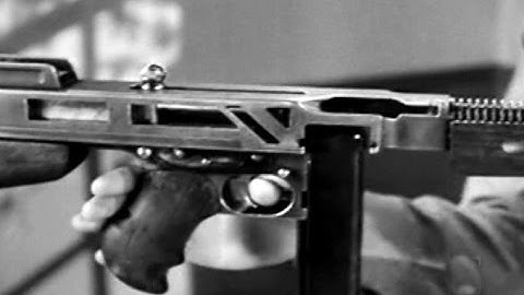 Thompson Submachine Gun: Principles of Operation 1943 Restored