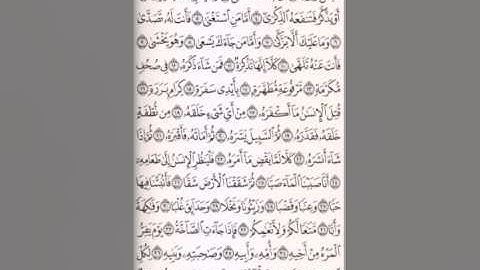 سورة عبس بصوت القارئ ادريس ابكر