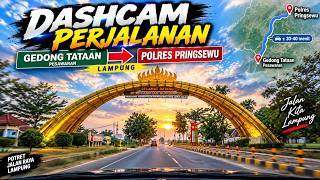 “Perjalanan Pagi Gedongtataan – Polres Pringsewu | Suasana Jalan Pagi Hari”