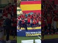 Trump awkwardly misses gesture to leave stage at FIFA World Cup #shorts