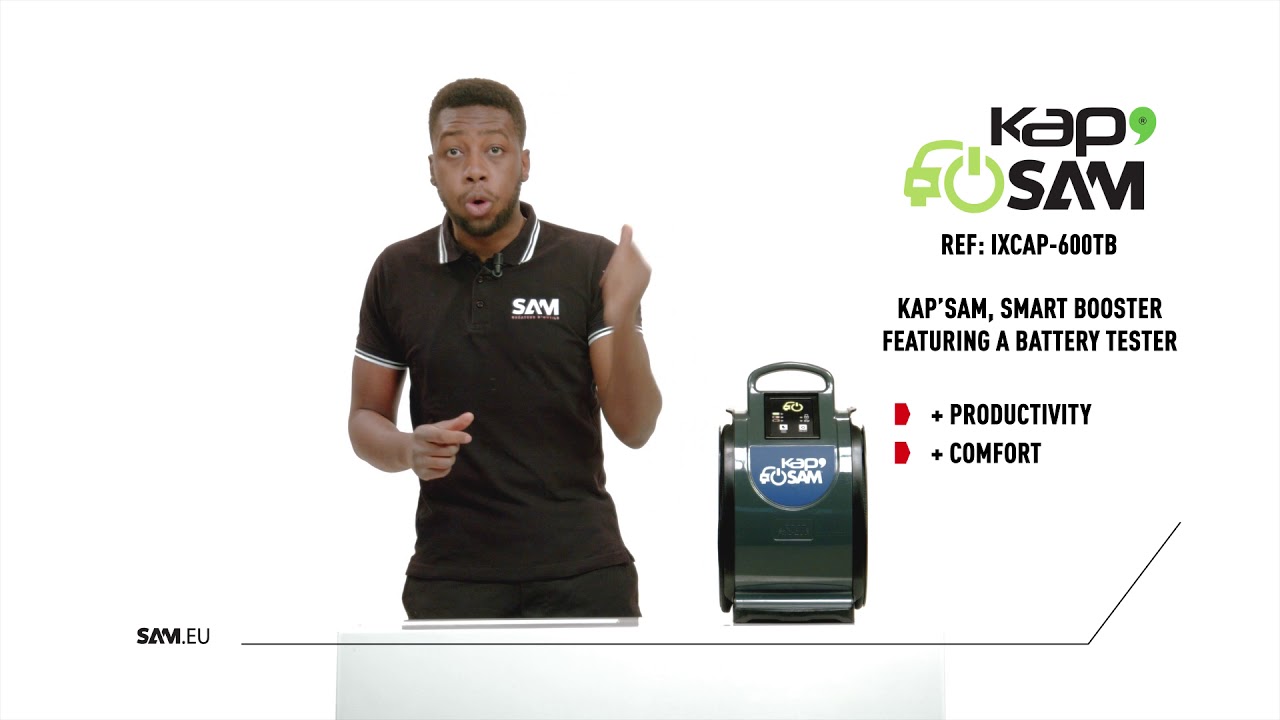 SAM Tools KAP'SAM new groundbreaking smart battery booster IXCAP600TB