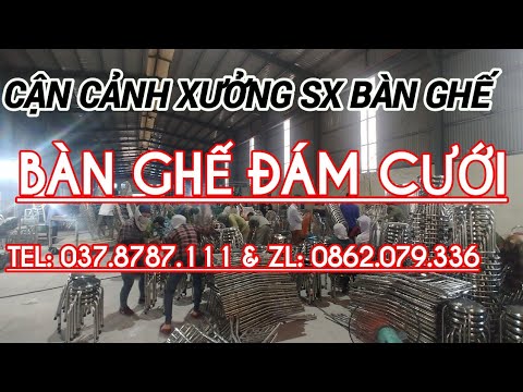 Video Xưởng sản xuất bàn ghế inox tại hải dương,nhà máy sản... - youtube