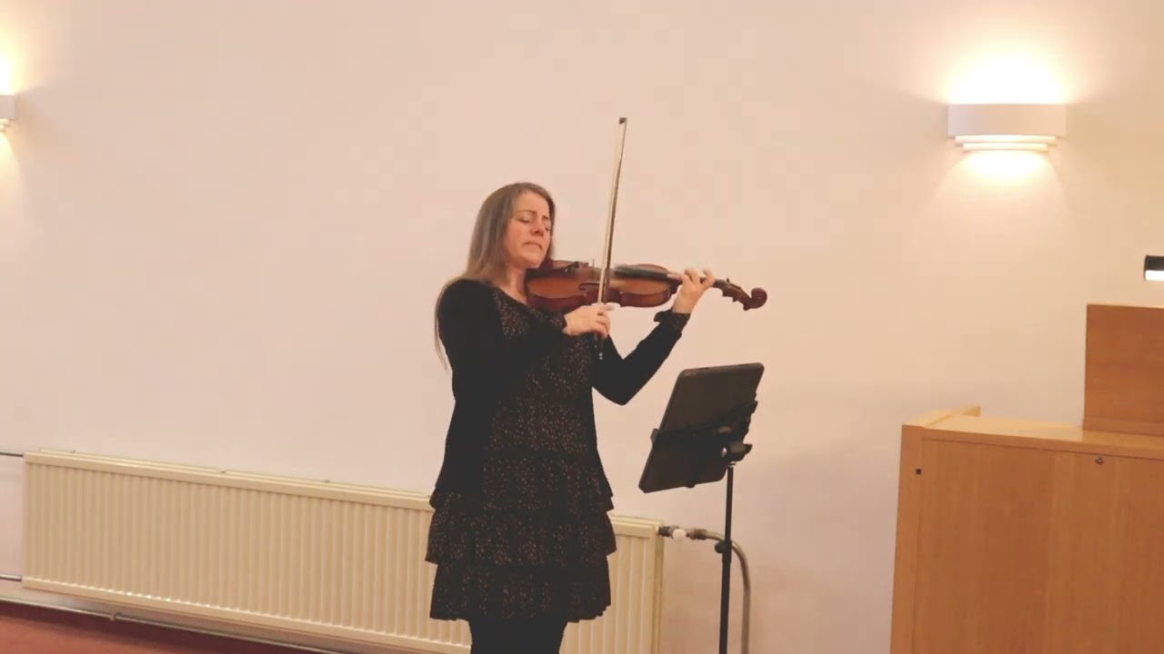 U zij de Glorie: Dick Sanderman- Violin Laura van der Stoep