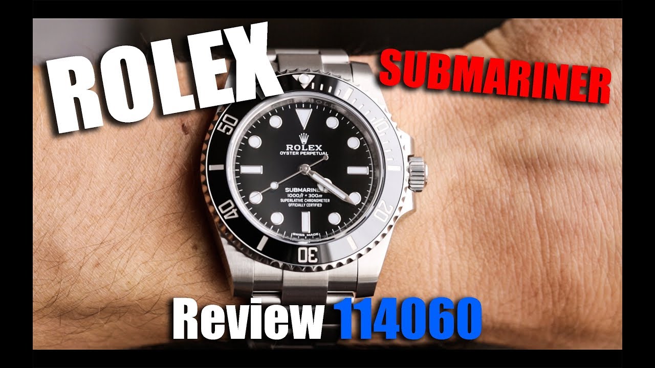 rolex submariner 114060 review