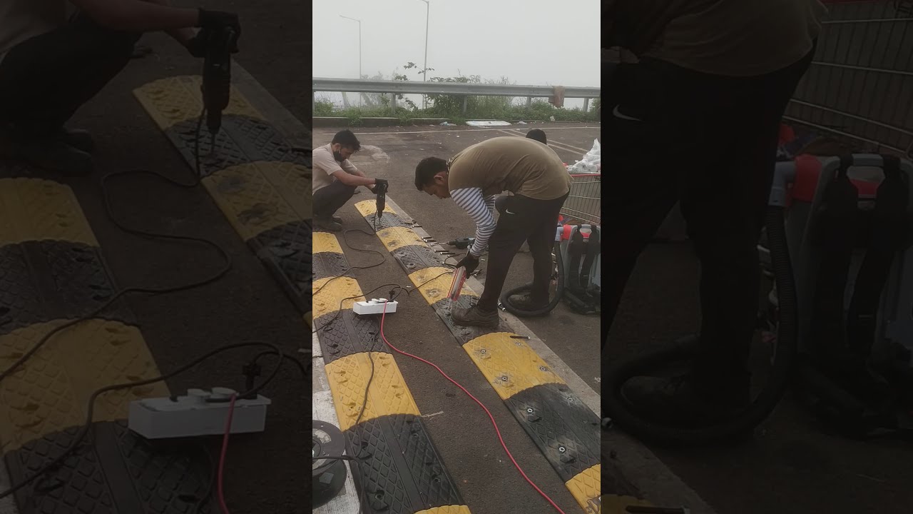 Road Speed Breaker Installation