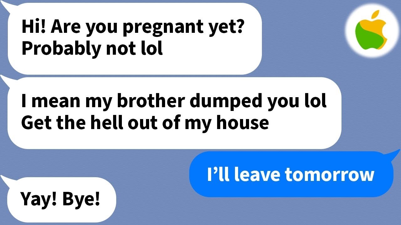 【Apple】 My sister-in-law kicked me out of the house but...