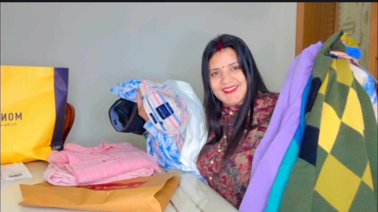 Monte Carlo से फ्रेश और 50% discount ￼pe ki etni सारी शॉपिंग 🛍️🤷🏾‍♀️🤗 #montecarlo #shopping #clothes