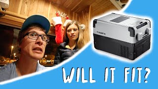 Our Vans Refrigerator Upgrade Installing A New Dometic Fridge