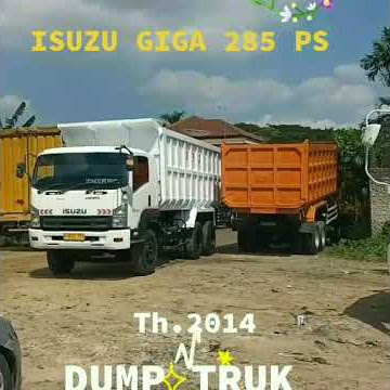 Jual Truk ISUZU GIGA 285 PS, DUMP TRUK,indeks 26 kubik.#mustika88 #truk #jualtruk #dumptruk