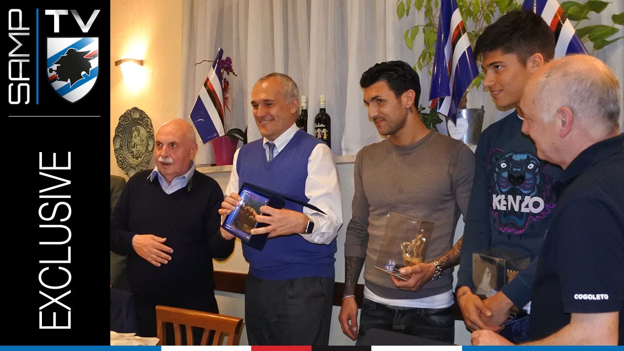 #vivilasamp: la cena dei Sampdoria Club Varazze e Cogoleto avvocato del diavolo
