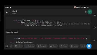 Python Program to Count the Number of Occurrences of a Key-Value Pair in a Text File