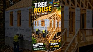 “Tree House in Amazon 🌳 | Building My Dream House Step by Step”