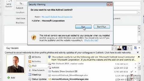 Outlook 2010 Tutorial - The NEW People Pane